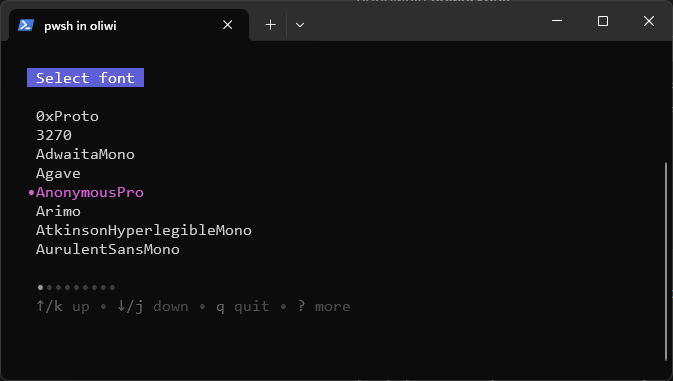 Instalacja czcionek z Nerd Fonts